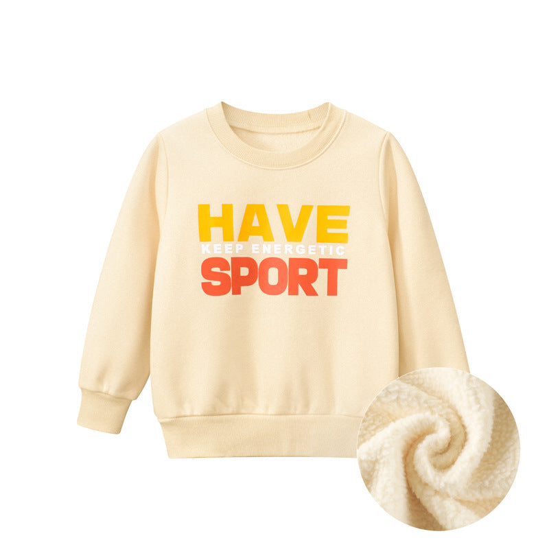 Baby Boy Colorful Slogan Pattern Fashion Hoodies