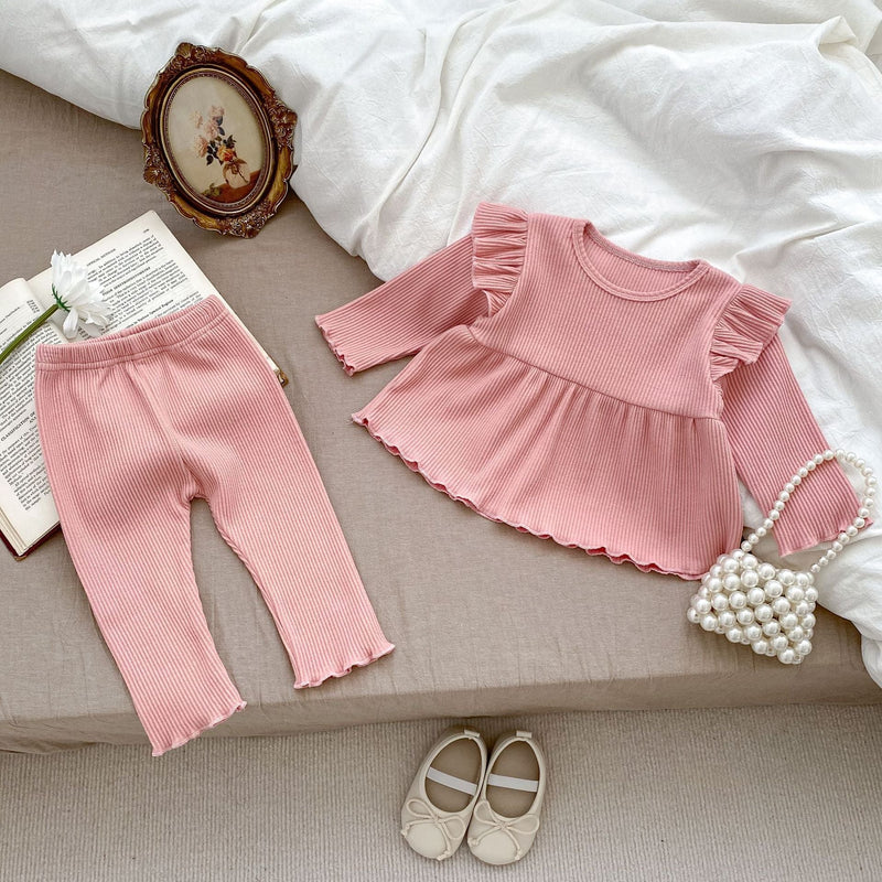 Soft Cotton Simple Style Clothing Sets Home Clothes