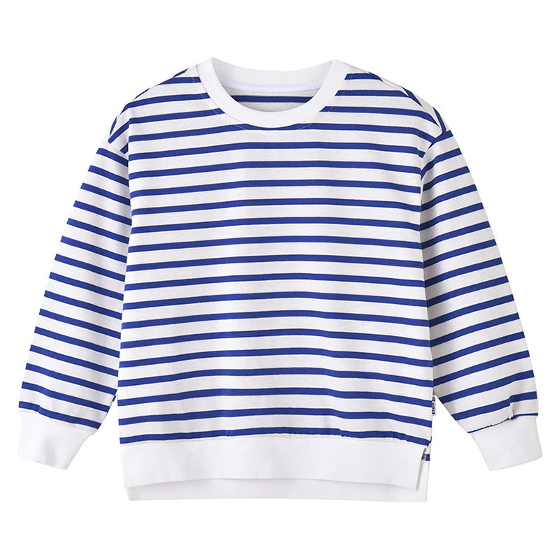 Baby 1pcs Striped Pattern Long Sleeve Pullover Hoodies