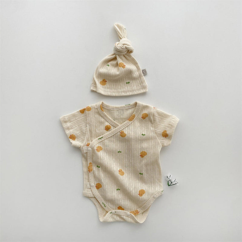 Baby Cartoon Animal Graphic Soft Cotton Breathable Onesies