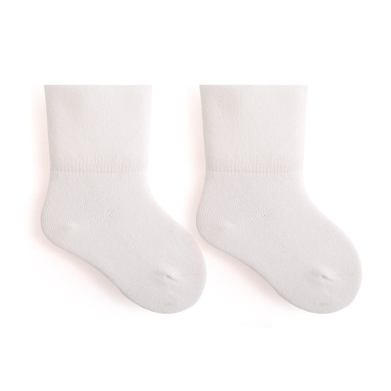 Baby Unisex Solid Color Breathable Mid-Calf Socks