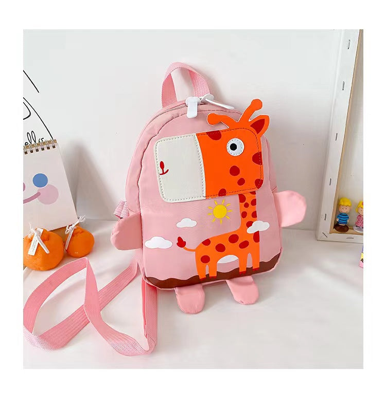 Children Kids Cartoon Animal Pattern Fashion Backpack