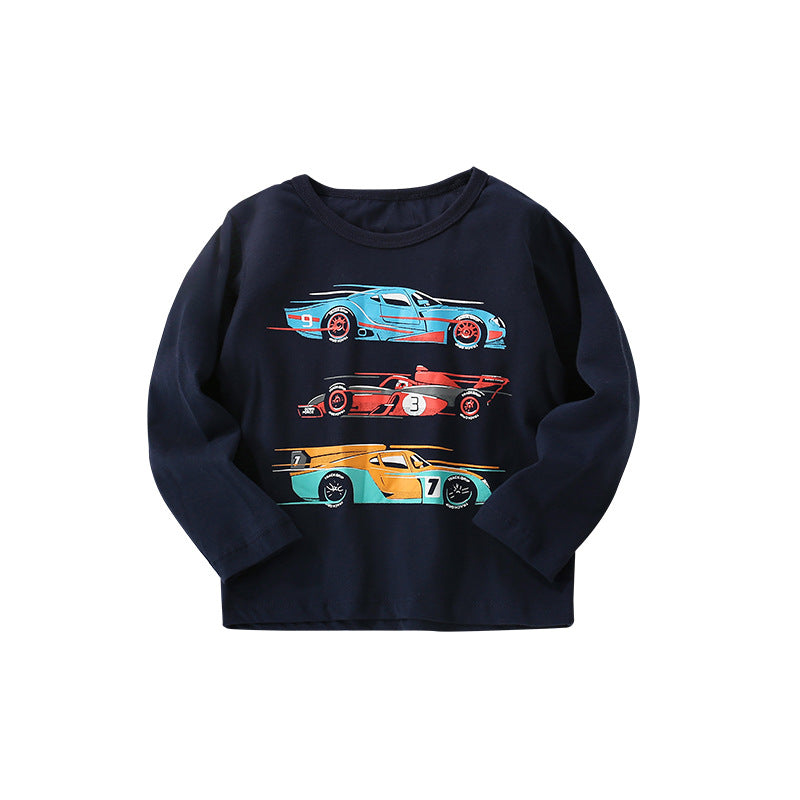 Baby Boy Print Pattern Soft Cotton Cool Style Shirt