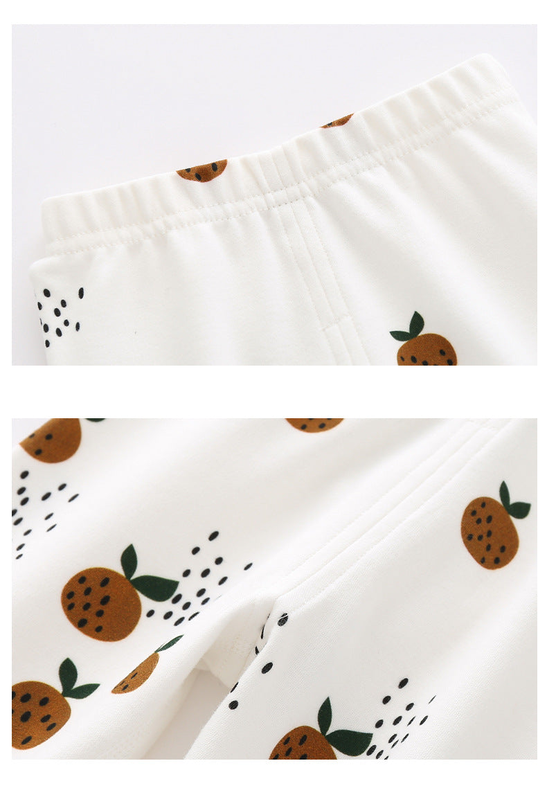 Baby Allover Fruit Graphic Trousers Long Pant