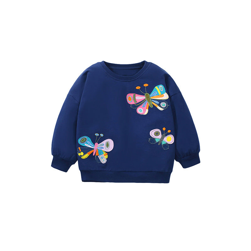 Butterfly Pattern Soft Cotton Autumn Hoodie