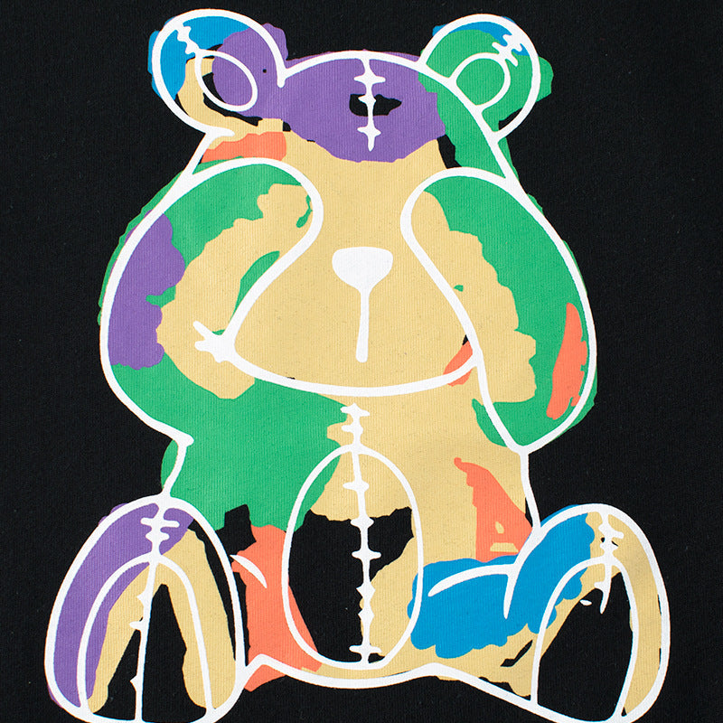 Baby Boy Cartoon Bear Graphic Cool Style Quality Tee