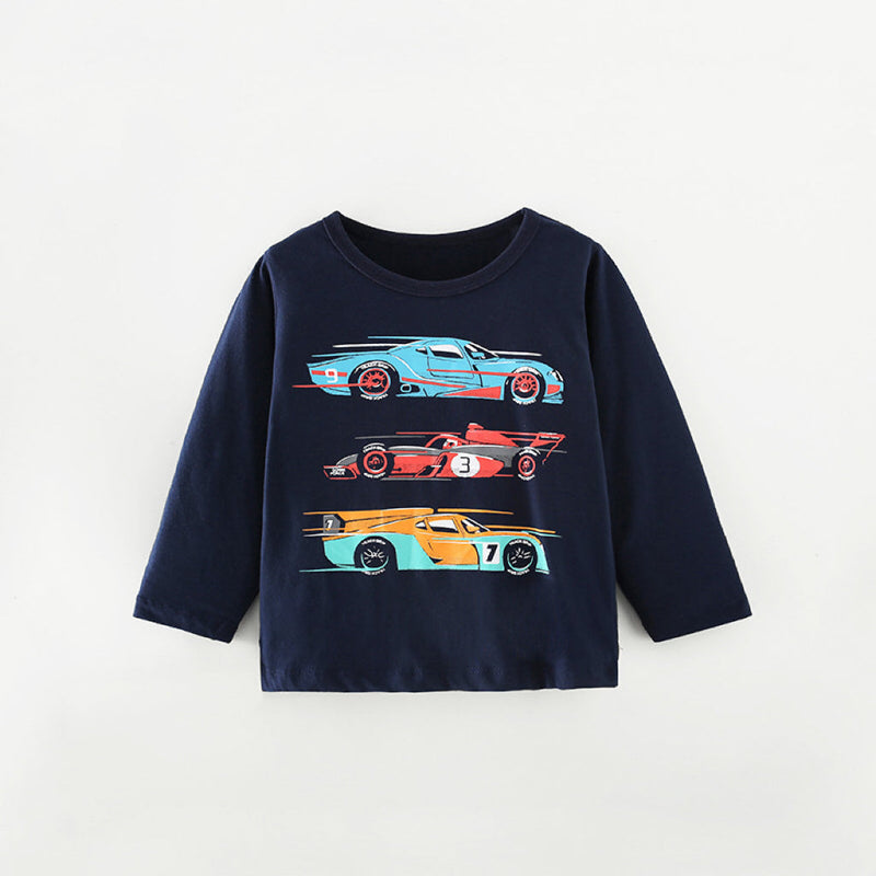 Baby Boy Print Pattern Soft Cotton Cool Style Shirt