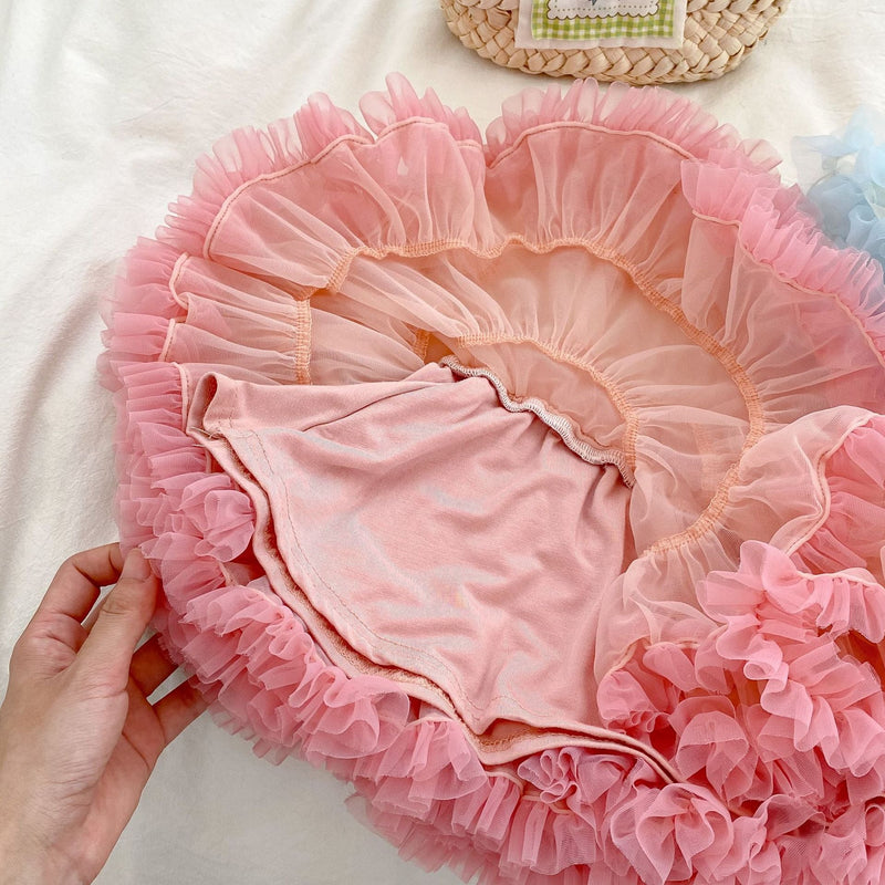 Baby Girl Colorful Tutu Skirt Breathable Skirt