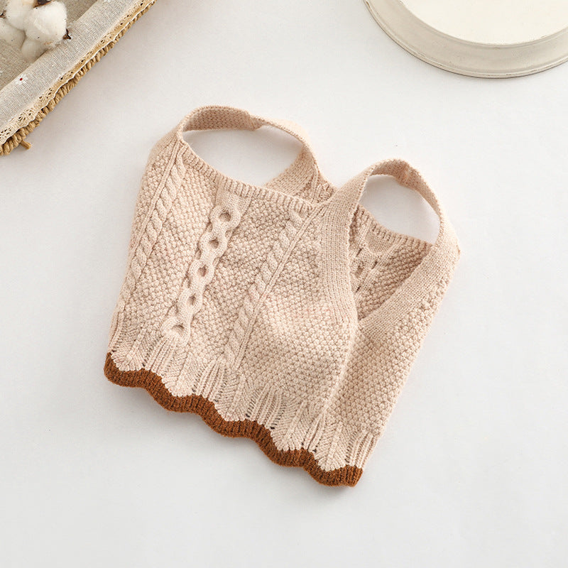 Baby Crochet Knitted Pattern Sleeveless Knitwear Vest