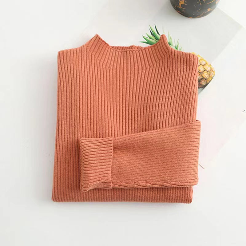 Kids Solid New Arrival Knit Sweater