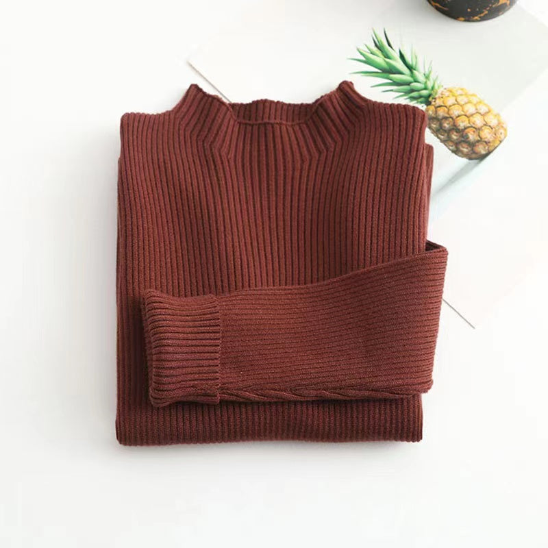 Kids Solid New Arrival Knit Sweater