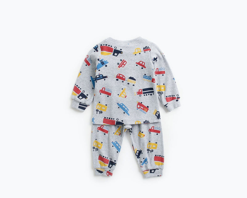 Baby 2pcs Cartoon Graphic Soft Cotton Shirt Combo Pants Sets Tracksuit