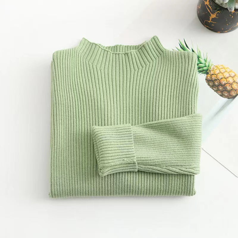 Kids Solid New Arrival Knit Sweater