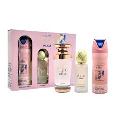 LATTAFA MAYAR 3 PC SET 3.4 EDP SPRAY + 6.8 DEO SPRAY + HAIR MIST FOR WOMEN. Perfume By  For