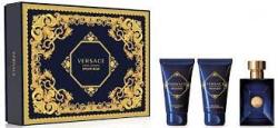 GIFT/SET DYLAN BLUE 3 PCS.  3PC SET: 1. Perfume By VERSACE For MEN