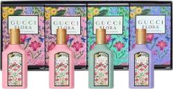 GIFT/SET GUCCI 4 PCS.  5ML BLOOM EDP + 2 X 5ML FLORA GORGEOUS GARDENIA FOR WOMEN. DESIGNER:GUCC Perfume By GUCCI For Women