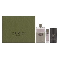 GIFT/SET GUCCI GUILTY 3 PCS. 3. Perfume By GUCCI For MEN