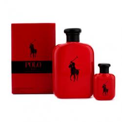 GIFT/SET POLO RED 2 PCS.  4.2 FL Perfume By RALPH LAUREN For MEN