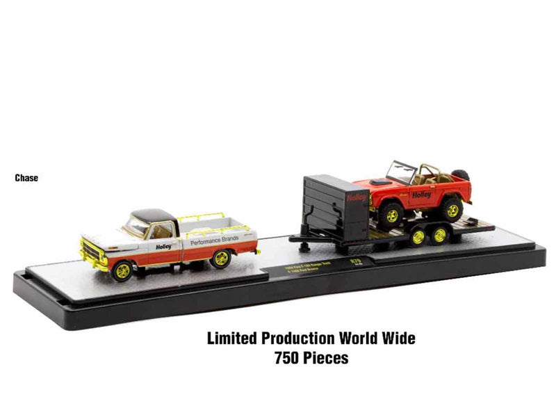 Auto Haulers Set of 3 Trucks Release 79 Limited Edition to 8000 pieces Worldwide 1/64 Diecast Models by M2 Machines