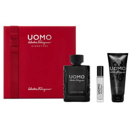 Salvatore Ferragamo Uomo Signature 3 Piece Gift Set